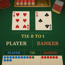 BassBet - Baccarat Table Game - High Roller Elegantie