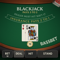 BassBet - Blackjack Table Game - Classic en Multi-hand Varianten