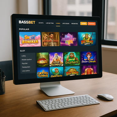 BassBet - Desktop Platform Interface - Intuïtief Design